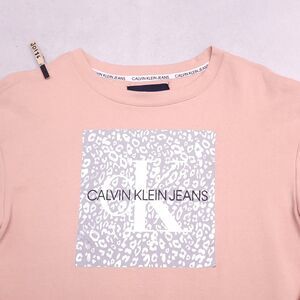Calvin Klein Casual Long Sleeve Pullover Sweatshirt Womens Size Small S Pink